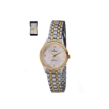 Imagem de Relógio Champion Feminino Ref: Ch29870c Bicolor + Semijóia