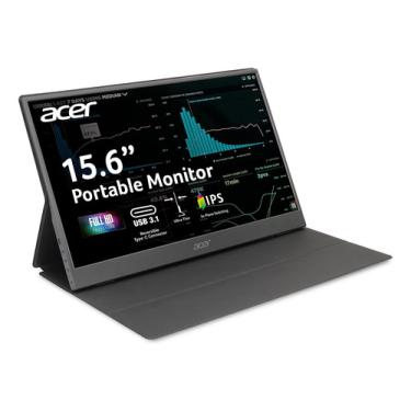 Imagem de Monitor Portátil Acer, Um.zp1aa.a01 Preto 1920 X 1080, 16:9 UM.ZP1AA.A01