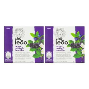 Imagem de Chá Leão Amora, Mirtilo e Baunilha - 20 Sachês