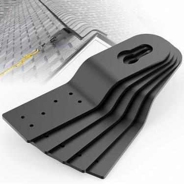 Imagem de Gadgetzan Clipe de engate de âncora de segurança de telhado, âncoras de telhado para proteção contra quedas conecta-se a superfícies de madeira, uso permanente de âncora de telhado com arnês de