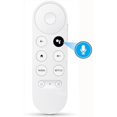 Imagem de Controle remoto de voz de substituição para Google Chromecast 4k HD Snow TV, controle remoto para G9N9N, GA01920-US, GA01409-US, GA01923-US, GA01919-US