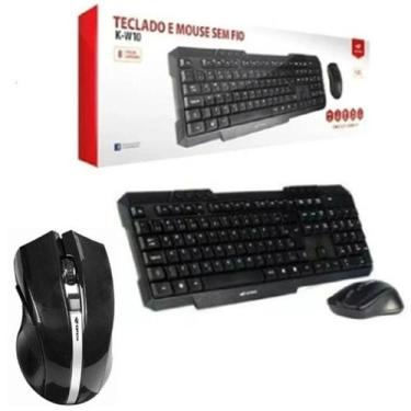 Imagem de Mouse e Teclado K-W40BK: Desempenho Superior - A.R Variedades MT