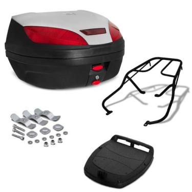 Imagem de Baú Bauleto De Moto 52 Litros Pro Tork Com Bagageiro Biz 100 1998 Até 