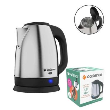 Imagem de Chaleira Elétrica Automático Inox 1,9L 220v Ferve Água Café - Cadense,