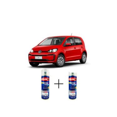 Imagem de Spray automotivo vermelho flash + spray verniz 300ml - Sherwin William