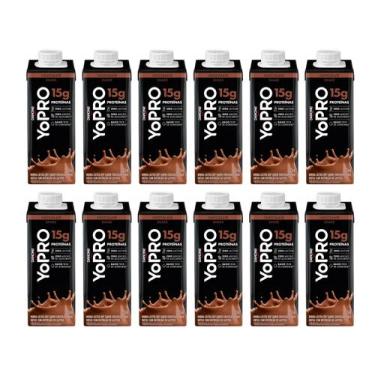 Imagem de Kit Bebida Láctea UHT YoPRO Chocolate Sem Lactose - Zero Açúcar 250ml 