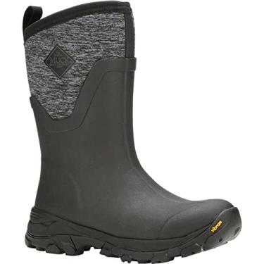 Imagem de Bota de neve feminina Arctic Ice cano médio Muck Boot, Black/Heather Jersey, 9
