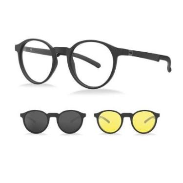 Imagem de Armação De Óculos Hb Switch 0526 10105260243073 Preto Fosco-Masculino
