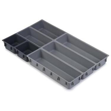 Imagem de Organizador Modular Multiuso Kit Com 7 Peças Gavetas Cozinha - MRS
