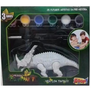 Imagem de Dinossauro para Pintar Dino Paint Triceratops Zoop TOYS ZP00152