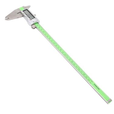 Imagem de Medidor de Régua Eletrônica de Aço Inoxidável Premium - Paquímetro Digital Vernier Preciso Com Display Rápido para Medição DIY (300mm)