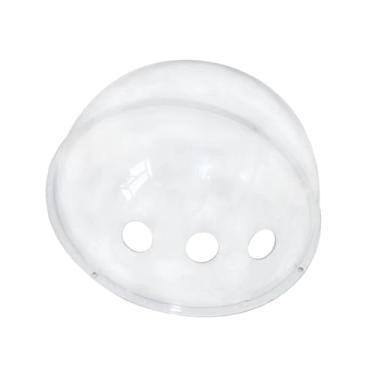 Imagem de Nishiyuenyi Space Clear Capsule Clear Hollow Dome Acrílico à Prova de Poeira Cat House Acessório Dome Cover para DIY Claraboia Janela Poleiro Rede, M