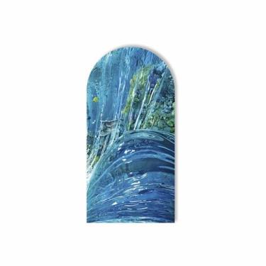 Imagem de Painel Sublimado Vertical Romano Onda do mar água 80x180cm - Fabrika D