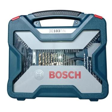 Imagem de Jogo Pontas e Brocas em Titânio X-Line com 103 Peças - Bosch