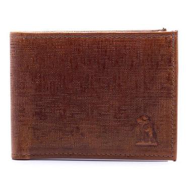 Imagem de Carteira Masculina em Couro Cartão Dinheiro Rucksack 004, Masculino, Ú