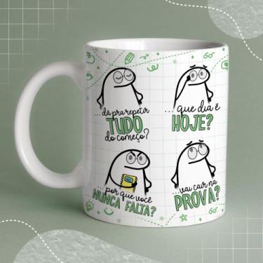 Imagem de Caneca porcelana branca 325ml - Flork dia dos professores - Criative-s