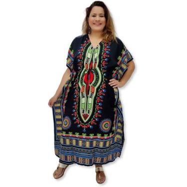 Imagem de 10 Vestidos Indiano Kaftan Longo Importado Veste Gg- Atacado - Sarat M