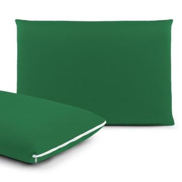 Imagem de Kit Capa Protetora de Travesseiro 2 Peças - Fronha em Malha Gel (Helan