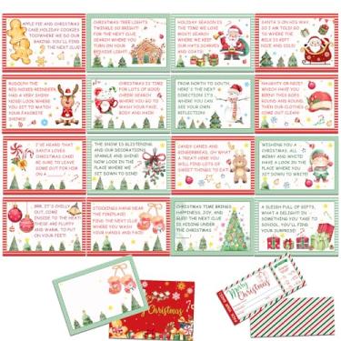 Imagem de Ulmisfee Christmas Surprise Trip Reveal Scavenger Hunt Boarding Pass Surprise Vacation Treasure Hunt Clues Secret Santa Holiday Treasure Hunt Game