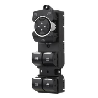 Imagem de AiYiGu Botão de interruptor de janela Master Power Front Driver Side compatível com Ford Fusion 2013 2014 2015 2016 2017 2018 2019 2020, substitui OEM DG9Z14529AA, DWS1608, 1S14147, SW7339