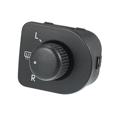 Imagem de X AUTOHAUX Interruptor de espelho retrovisor elétrico controle remoto 1J1959565F para Volkswagen Beetle 1998-2010 Jetta 1999-2005 Passat 1998-2005 Golf 1999-2006