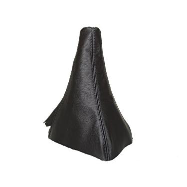 Imagem de The Tuning-Shop Ltd Para Toyota Supra MK3 1986-1993 Bota de câmbio preta couro genuíno