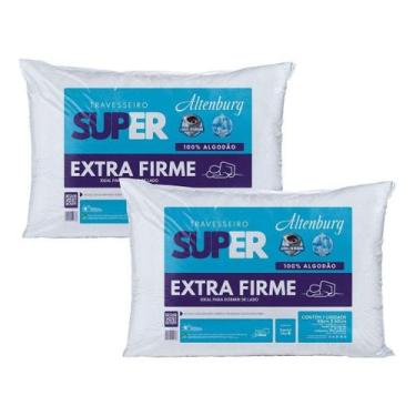 Imagem de Kit 2 Travesseiro Altenburg Super Extra Firme 100% Algodão