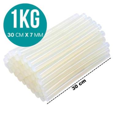 Imagem de Cola Quente em Bastão para Aplicadora de Cola Fina 1kg  - Bastão De Co