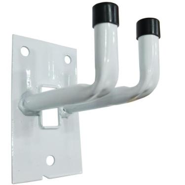 Imagem de Gancho Branco Pendurar Vassoura Rodo Escada Cadeira De Praia - Sufort