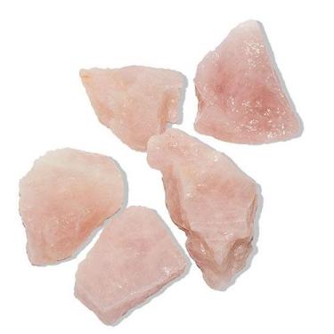 Imagem de 10 Cristal Rosa Pedra Bruto 100 a 200g Média 5 a 10cm Tipo B - Cristai