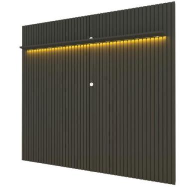 Imagem de Painel Gelius Nobre ripas autênticas largura de 2,30 metros com LED pa