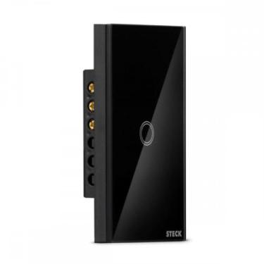 Imagem de Interruptor Steck Smarteck 1 Modulo Touch Wi-Fi Bivolt Preto - Smci1Ps