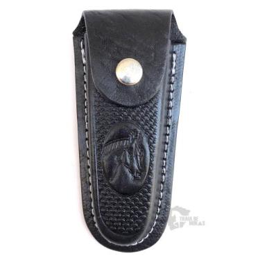 Imagem de Bainha de canivete feita de couro legitimo super resistente para caval