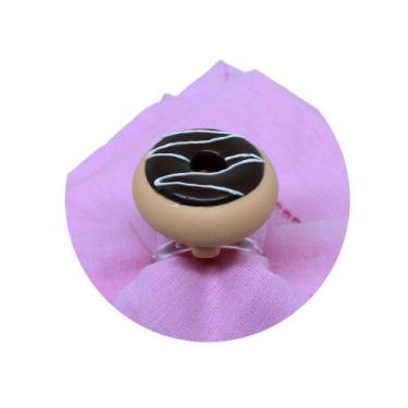 Imagem de Anel Porta Guardanapo de Biscuit Donuts Chocolate Calda - M&G Decor