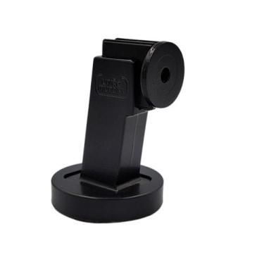 Imagem de Prendedor fixador batedor trava porta magnetico preto fosco uniao mund