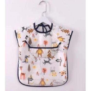 Imagem de Babador Para Criança Impermeável Fácil Regular Avental - Mr Vendas, Un