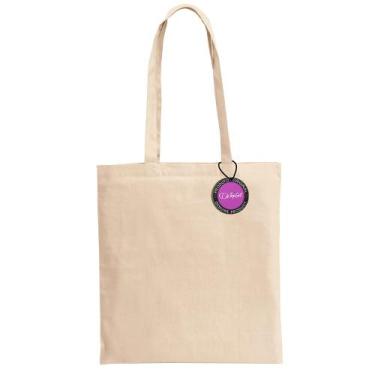 Imagem de Sacola Ecobag em Algodão Reciclado e Poliéster Breeze TopGet, Natural