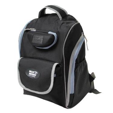 Imagem de Mochila de Pesca Com Porta Óculos Preto - Mar Negro