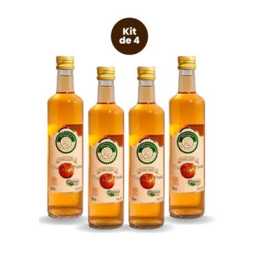 Imagem de KIT 4 - Vinagre De Maça Orgânico São Franciso - 500ml - São Francisco