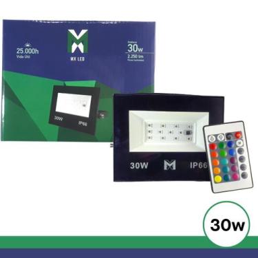 Imagem de Refletor Led 30W Bivolt Rgb Maxxy Led - Maxxyled