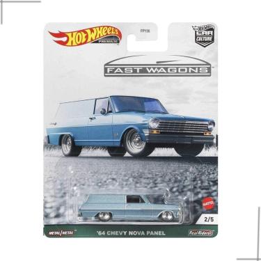 Imagem de Hot Wheels 64 Chevy Nova Panel Premium 1:64