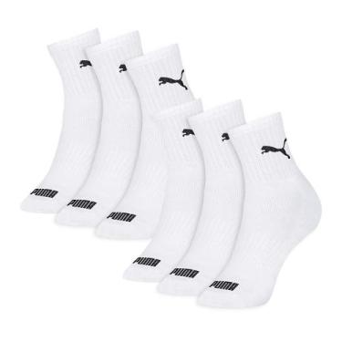 Imagem de Kit Com 6 Pares Meia Esportiva Masculina Cano Médio - Selene, 34 a 39,