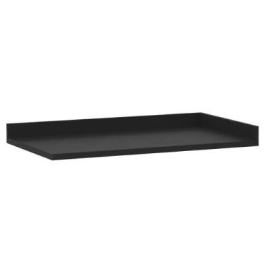 Imagem de Tampo Luciane Canto Reto 95cm, Preto