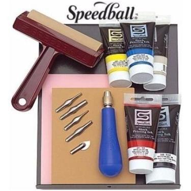 Imagem de Kit De Xilogravura Speedball 3472 Profissional