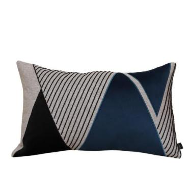 Imagem de Almofada em Linho Bordada Dohah Retangular - Cazachic, Completa