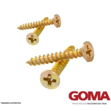 Imagem de Kit Parafuso Chipboard Goma 6 x 60 mm com 50 Peças