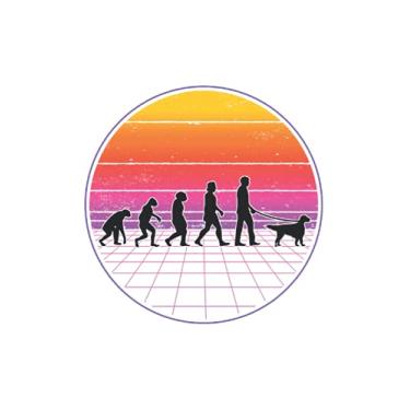 Imagem de English Setter Tagesplaner: English Setter Evolution Vaporwave/Kalender 2022 / Wochenplaner Tagesplaner Planer/Planungsbuch To-Do-Liste / 6x9 Zoll / 100 ausfüllbare Seiten