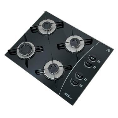 Imagem de Fogão cooktop gás 4 bocas automatico escolha a cor (Preto)