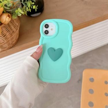 Imagem de Bonito 3d amor coração onda quadro caso de telefone para oneplus 11r ace2 12 12r ace3 nordn30 capa traseira à prova de choque, 5, para oneplus nordce3