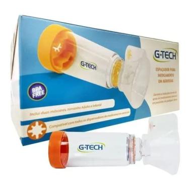 Imagem de Espaçador Para Aerossol Adulto E Infantil G-t.e.c.h. Clear